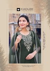 Risha By Kadlee Viscose Weaving Kurti With Bottom Dupatta Wholesale Online

